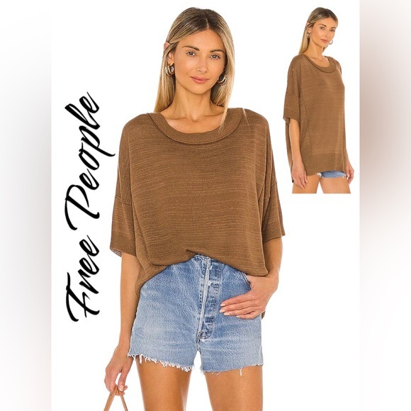 Free People WFH Sweater Tee - Picture 2 of 9